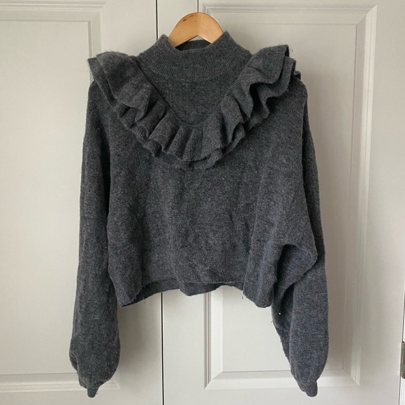 Free people sweater - all of the ruffles - Picture 3 of 6